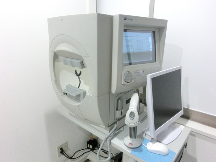 Humphrey visual field test